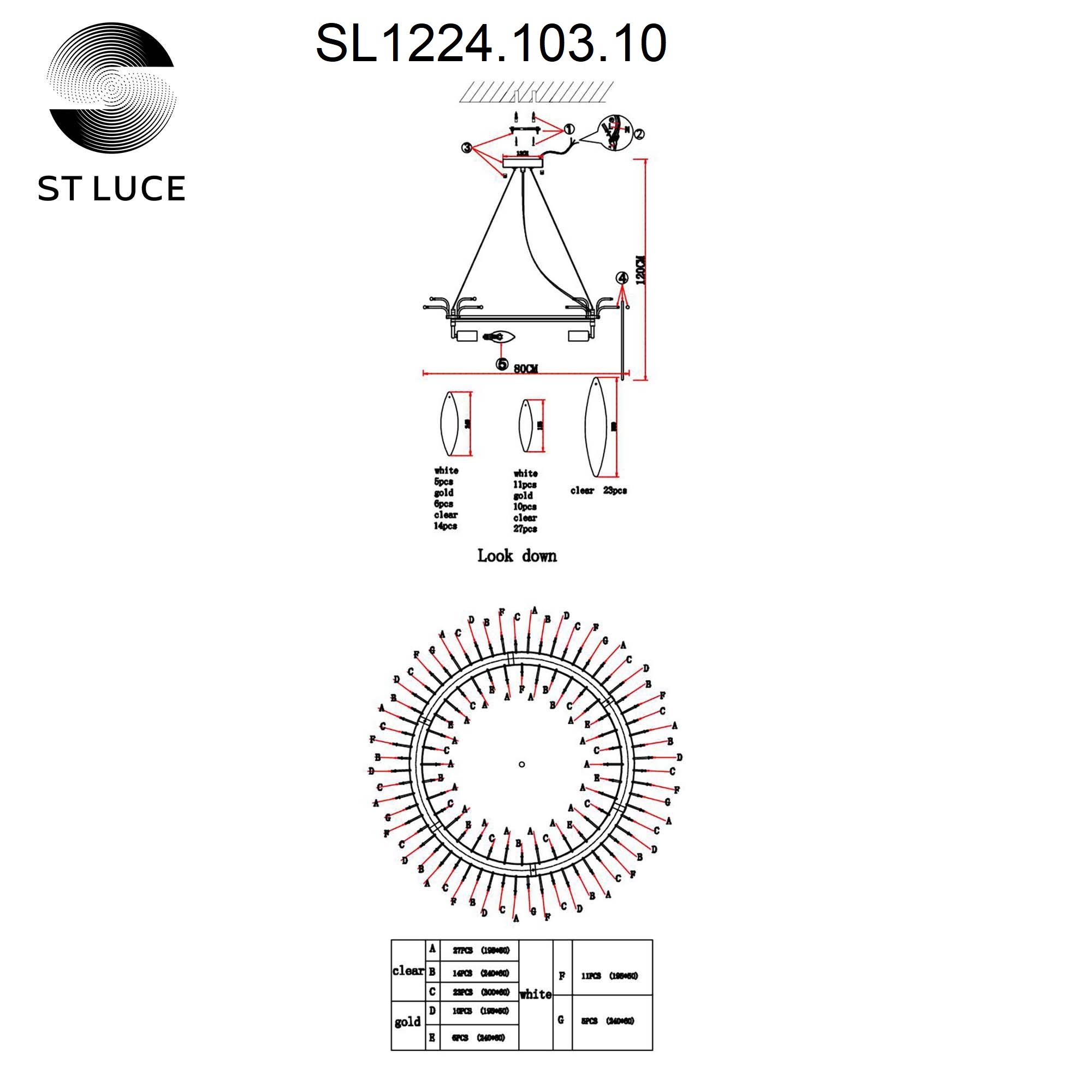 картинка SL1224.103.10 Подвесной светильник ST-Luce магазин pro-decor.kz являющийся официальным дистрибьютором в Казахстане картинка SL1224.103.10 Подвесной светильник ST-Luce от магазина pro-decor.kz