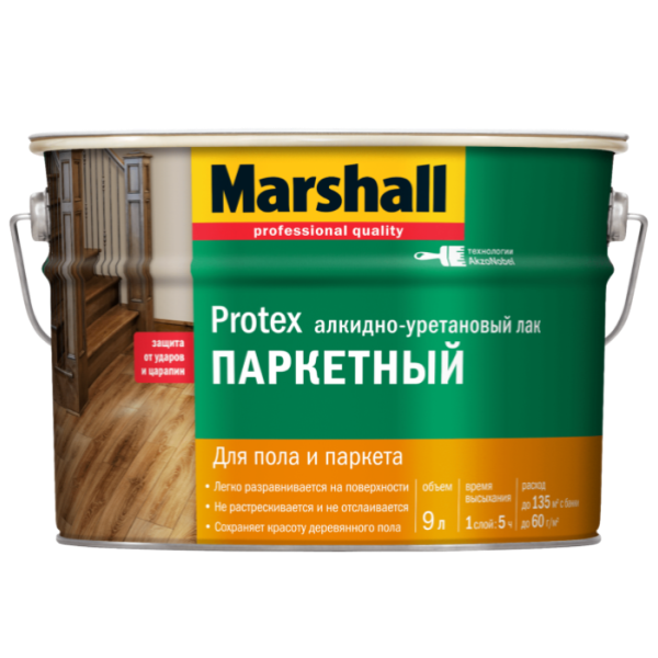 Лак PROTEX Паркетный глянцевый  9