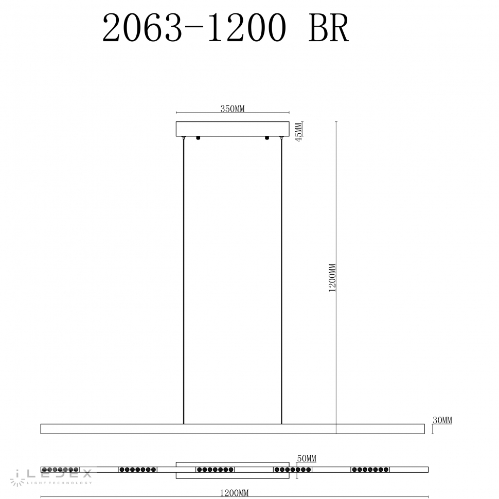 картинка Светильник подвесной iLedex Vision iLedex 2063-1200 BR магазин pro-decor.kz являющийся официальным дистрибьютором в Казахстане картинка Светильник подвесной iLedex Vision iLedex 2063-1200 BR от магазина pro-decor.kz