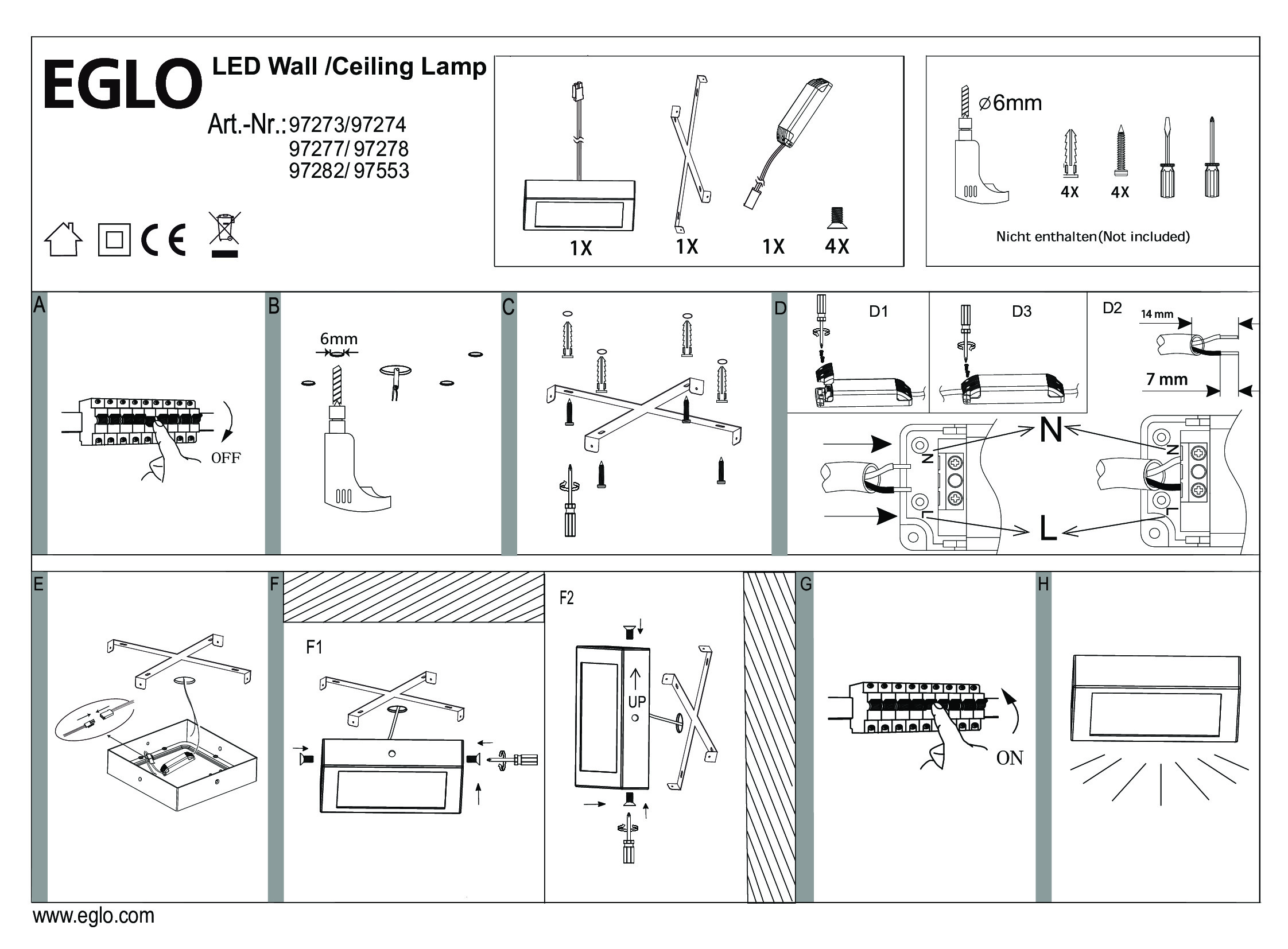 картинка Потолочный светодиодный светильник Eglo Fueva 1 97278 от магазина pro-decor.kz