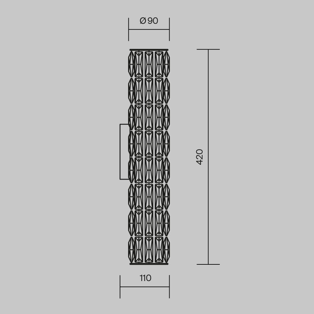 картинка Бра Maytoni Talento DIA008WL-02CH от магазина pro-decor.kz
