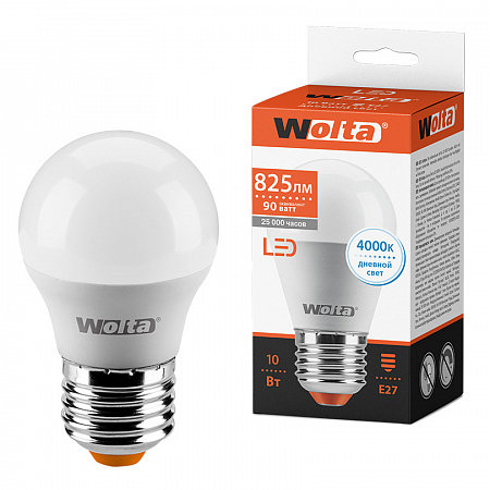 картинка Лампа LED WOLTA 25S45GL10E27 от магазина pro-decor.kz