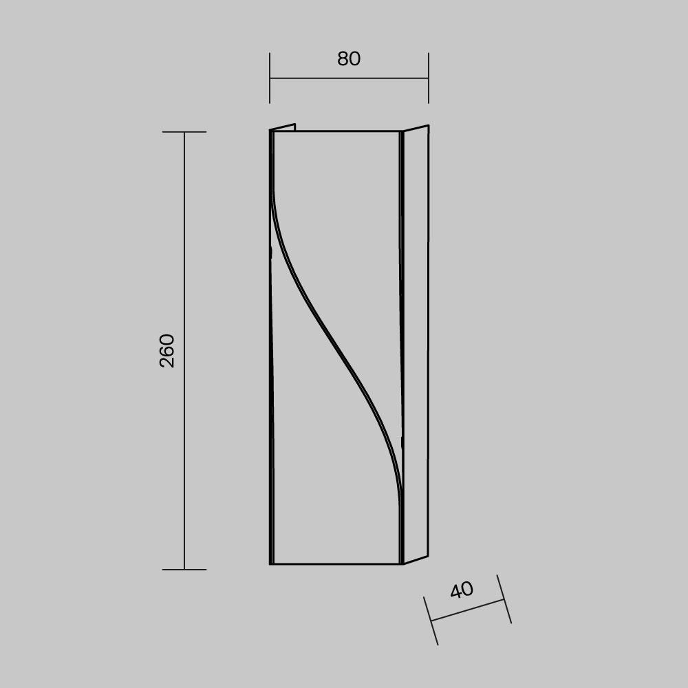 картинка Бра Maytoni O040WL-L11W3K от магазина pro-decor.kz