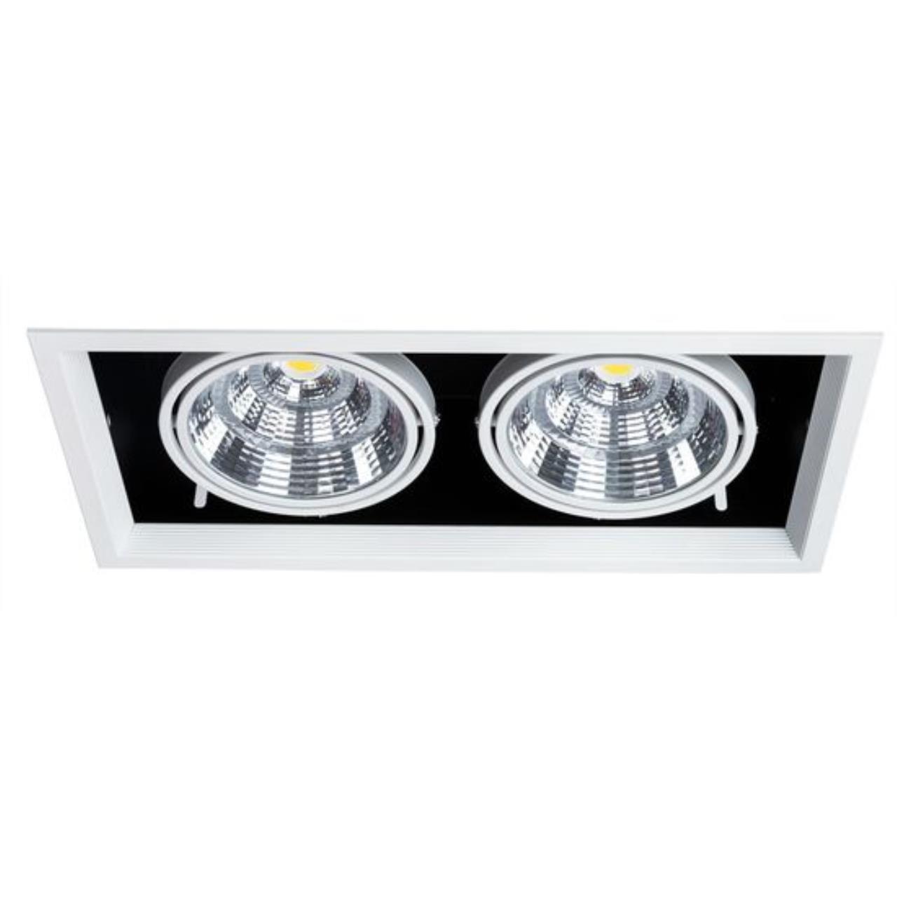 картинка Встраиваемый светодиодный светильник Arte Lamp Merga A8450PL-2WH магазин pro-decor.kz являющийся официальным дистрибьютором в Казахстане картинка Встраиваемый светодиодный светильник Arte Lamp Merga A8450PL-2WH от магазина pro-decor.kz