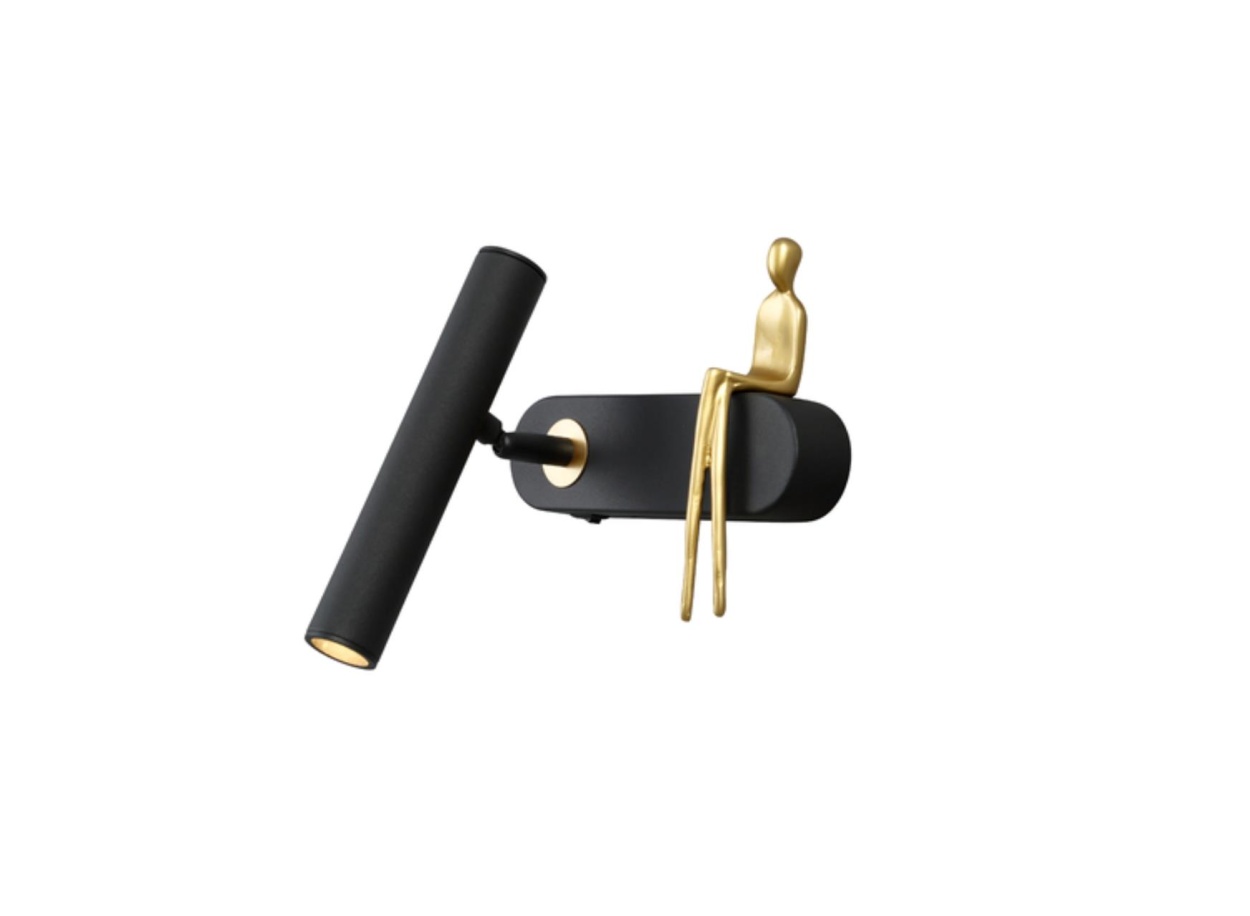 картинка Настенный светильник Arte Lamp ALBERT A2173AP-1BK от магазина pro-decor.kz