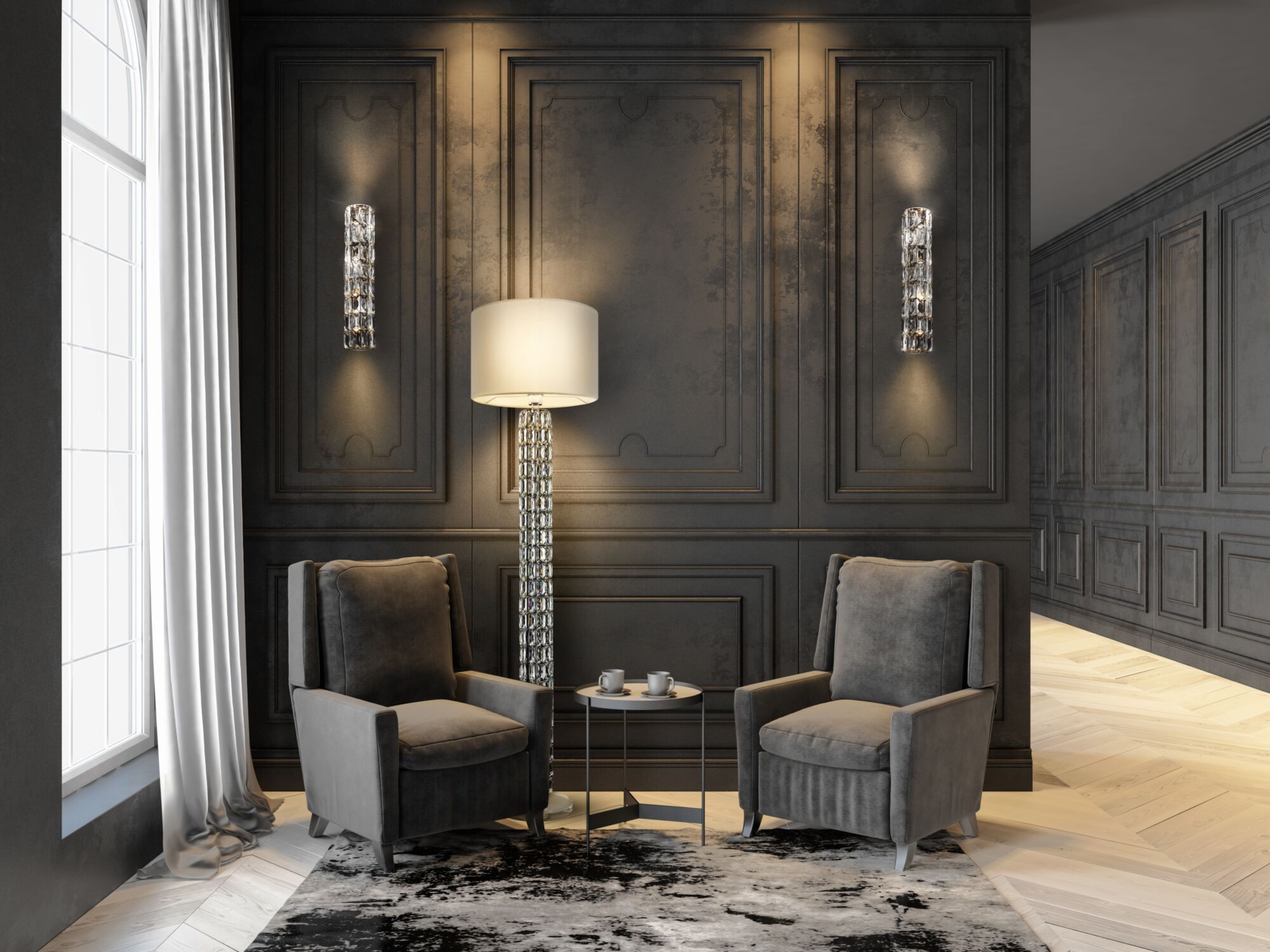 картинка Торшер Maytoni Talento DIA008FL-01CH от магазина pro-decor.kz