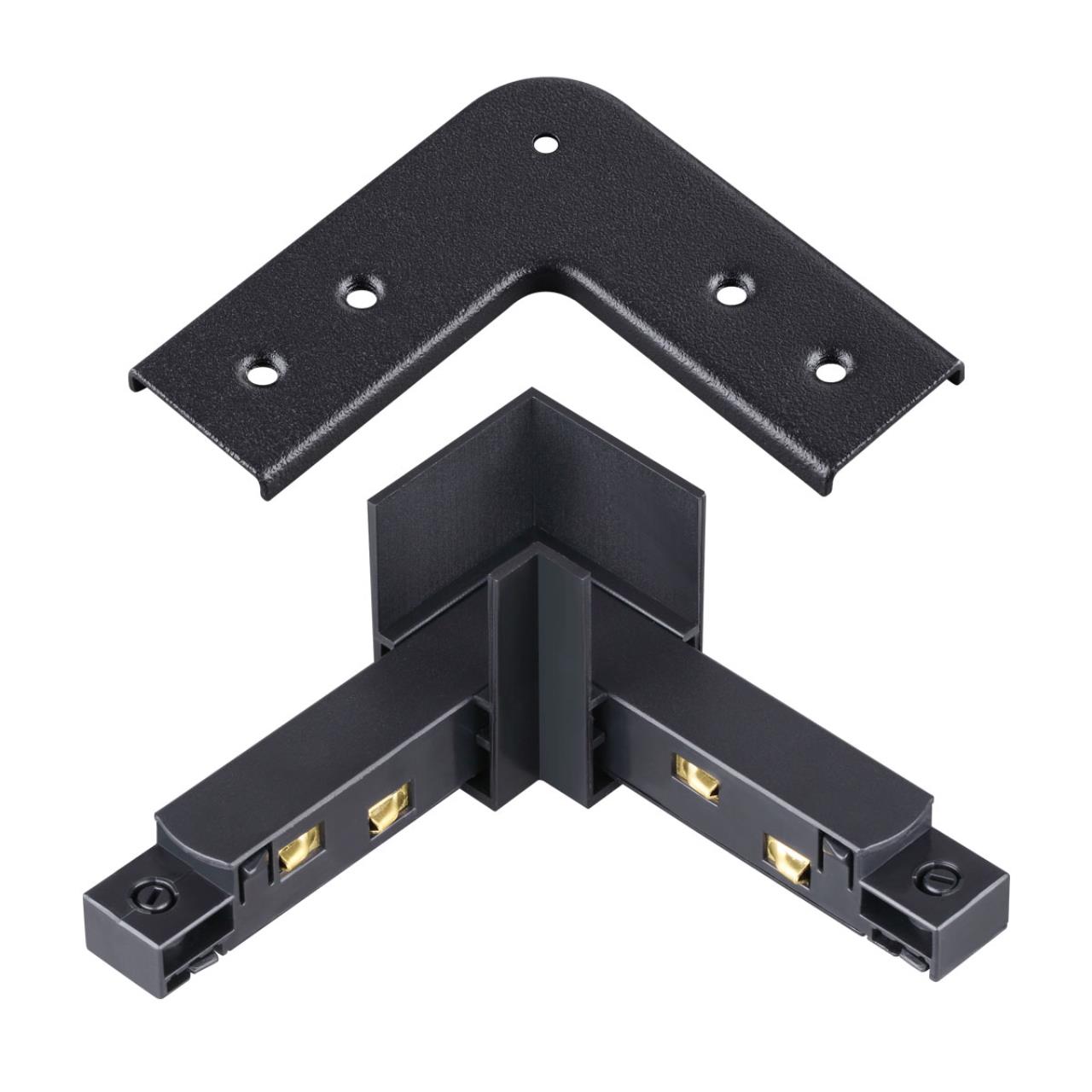 картинка Коннектор L-образный Novotech Shino Flum 135105 магазин pro-decor.kz являющийся официальным дистрибьютором в Казахстане картинка Коннектор L-образный Novotech Shino Flum 135105 от магазина pro-decor.kz