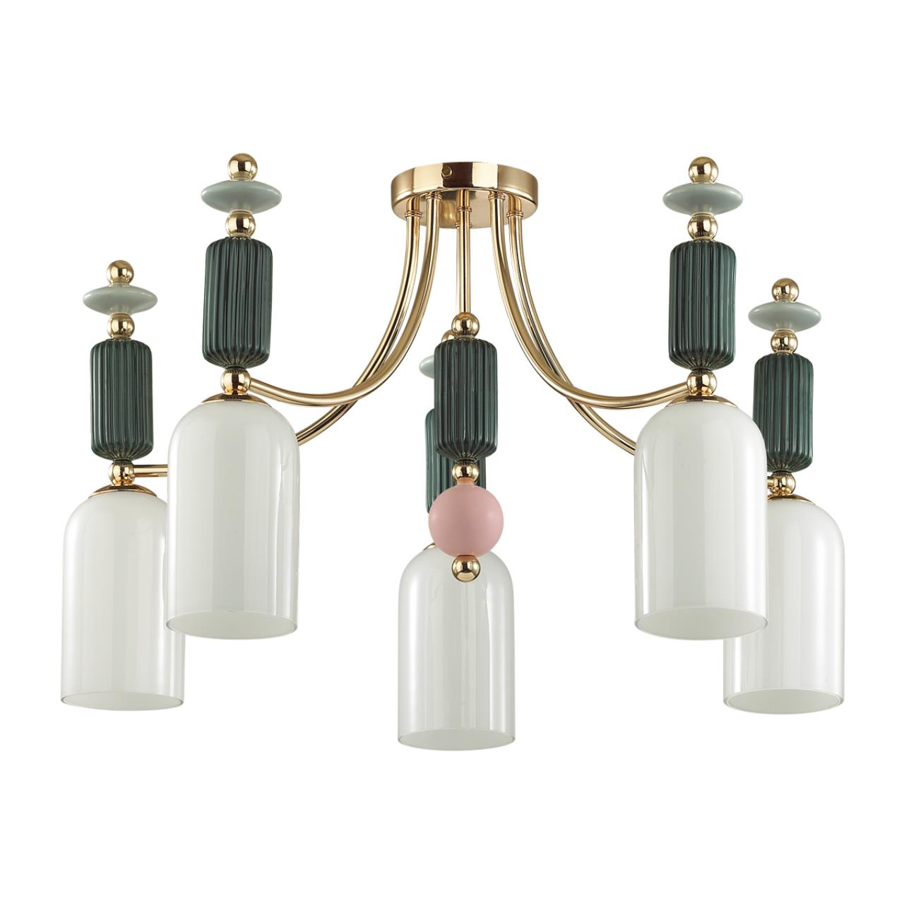 картинка Потолочная люстра Odeon Light Classic Candy 4861/5C магазин pro-decor.kz являющийся официальным дистрибьютором в Казахстане картинка Потолочная люстра Odeon Light Classic Candy 4861/5C от магазина pro-decor.kz