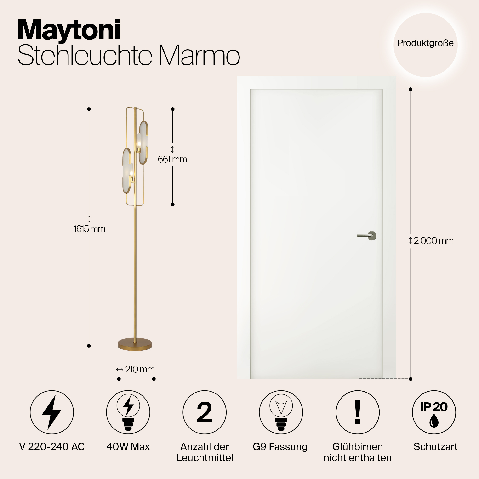 картинка Напольный светильник (торшер) Maytoni MOD099FL-02G магазин pro-decor.kz являющийся официальным дистрибьютором в Казахстане картинка Напольный светильник (торшер) Maytoni MOD099FL-02G от магазина pro-decor.kz