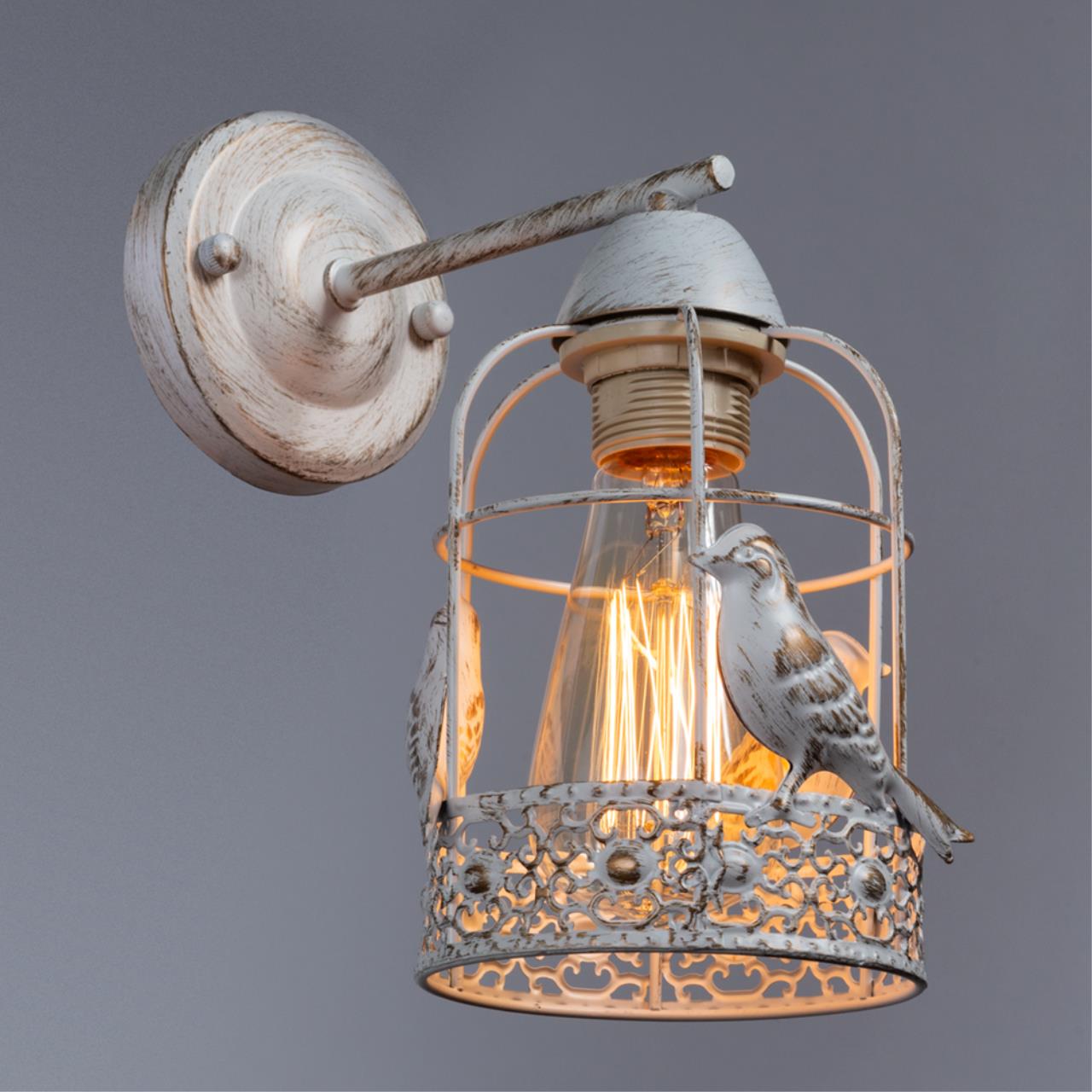 картинка Настенный светильник Arte Lamp Cincia A5090AP-1WG магазин pro-decor.kz являющийся официальным дистрибьютором в Казахстане картинка Настенный светильник Arte Lamp Cincia A5090AP-1WG от магазина pro-decor.kz