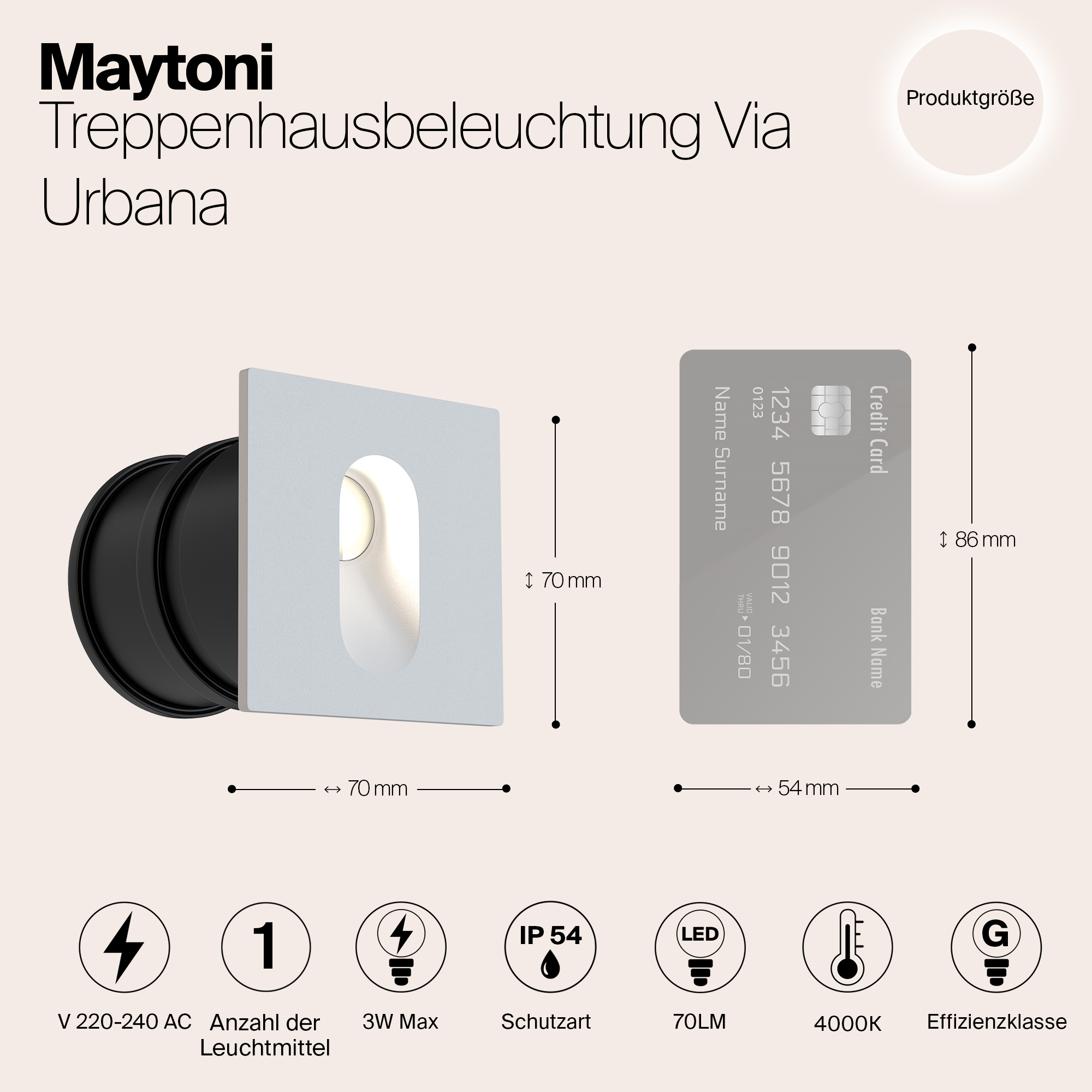 картинка Уличный светодиодный светильник Maytoni Via Urbana O022-L3W от магазина pro-decor.kz