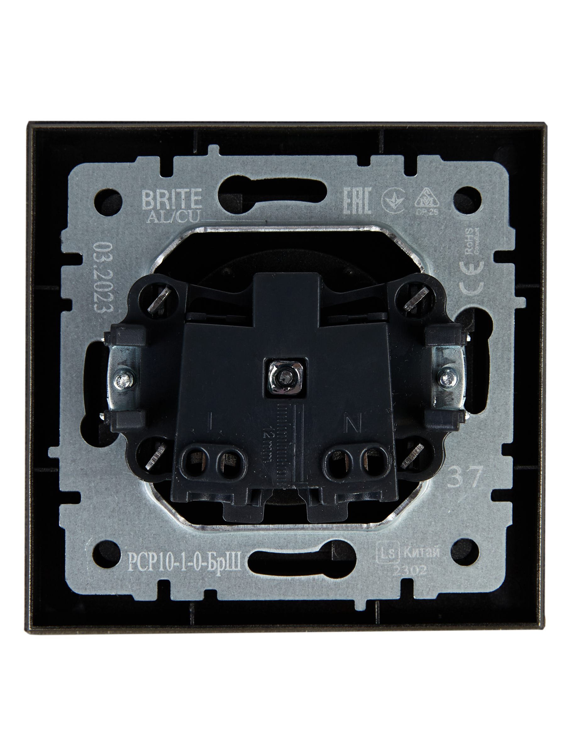 картинка BRITE Роз. без з/к/ш 10А в сб. РСР10-1-0-БрШ шамп. IEK от магазина pro-decor.kz