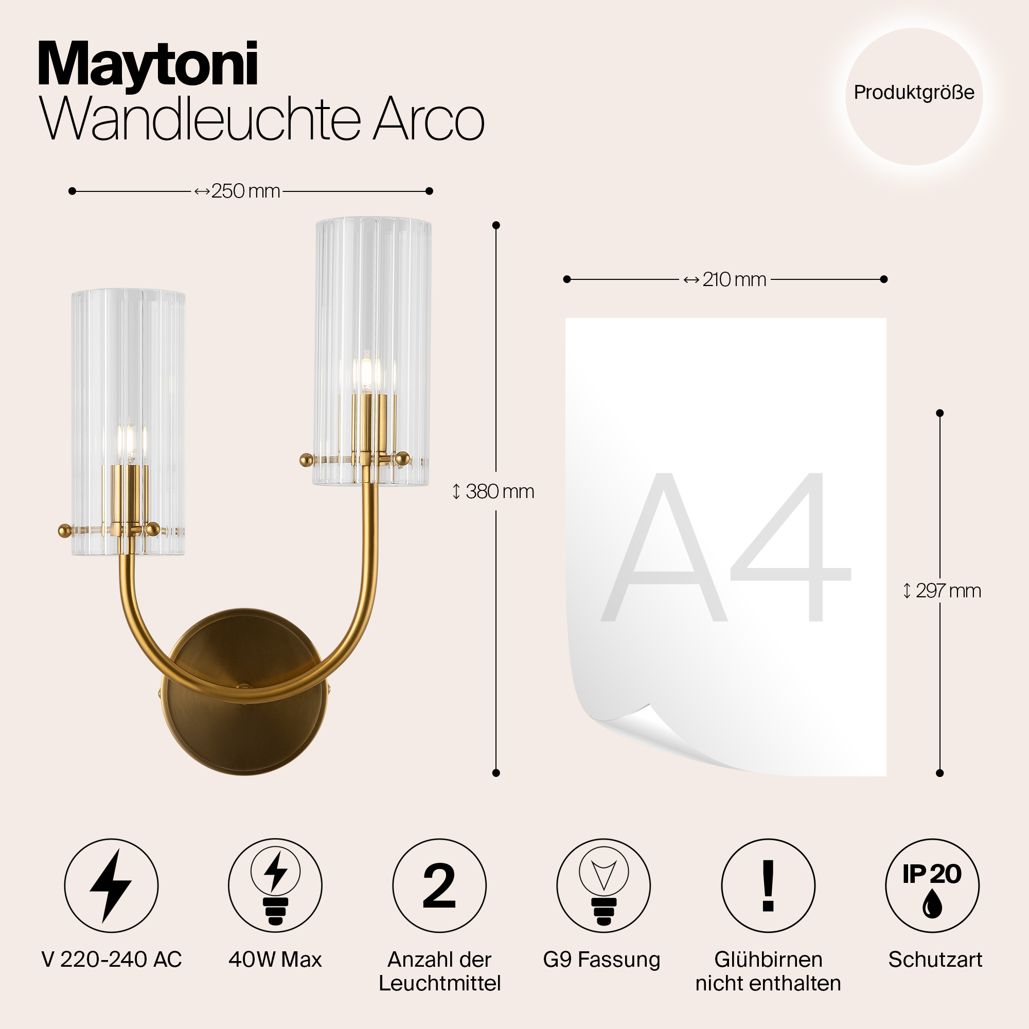 картинка Бра Maytoni MOD223WL-02BS1 магазин pro-decor.kz являющийся официальным дистрибьютором в Казахстане картинка Бра Maytoni MOD223WL-02BS1 от магазина pro-decor.kz
