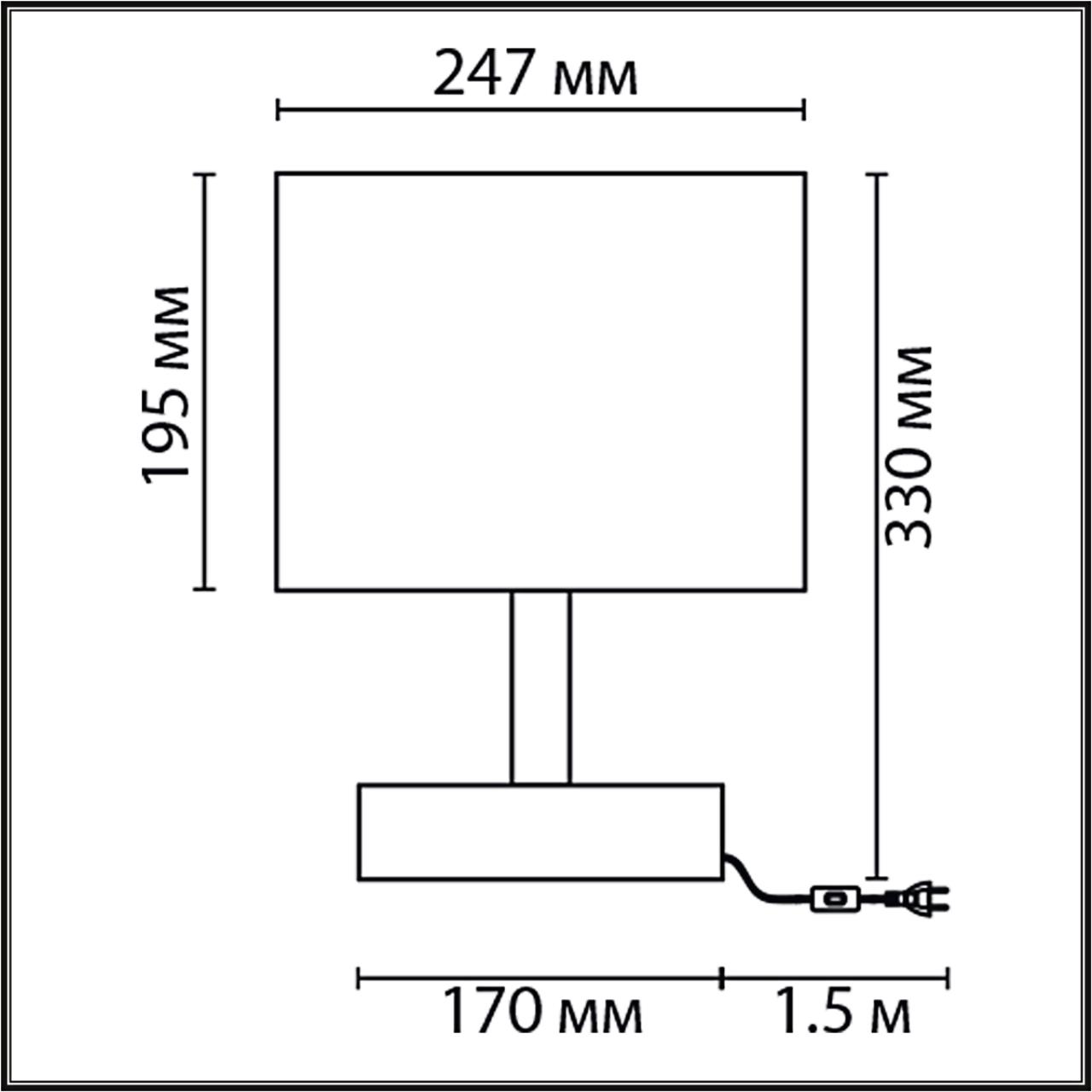 картинка 8205/1T Lumion Настольная лампа MADERANA от магазина pro-decor.kz