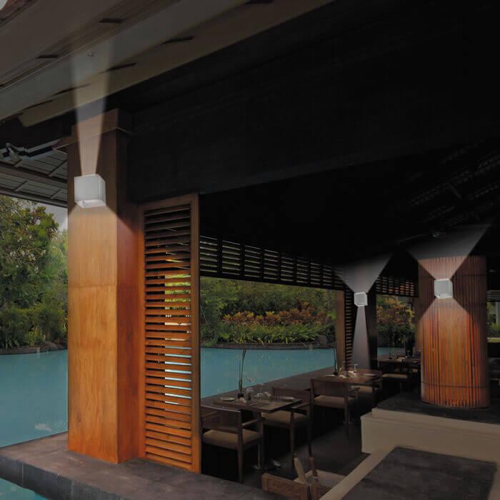 картинка Уличный настенный светодиодный светильник Novotech Street Calle 357518 от магазина pro-decor.kz