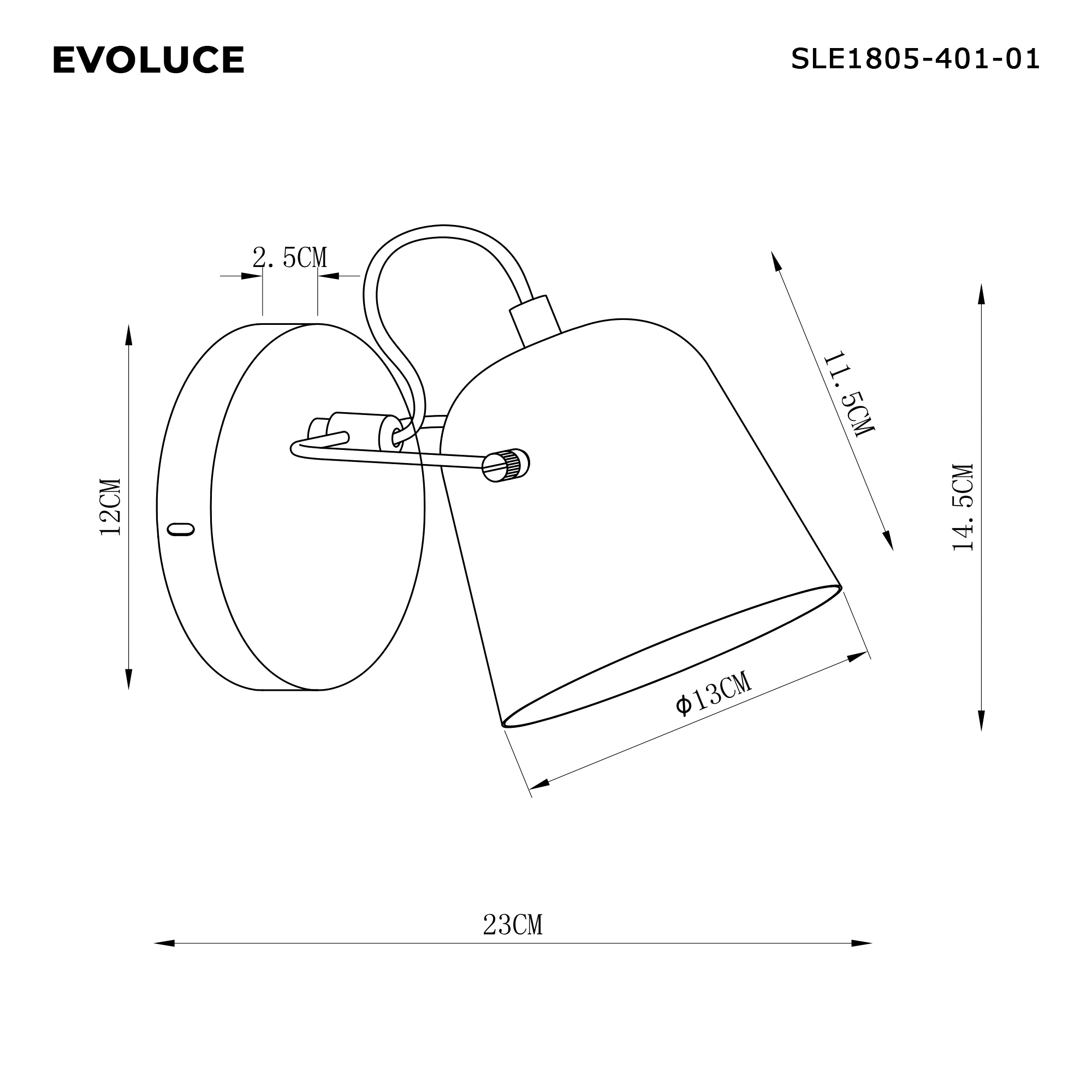 картинка Evoluce SLE1805-401-01 Светильник настенный Blank магазин pro-decor.kz являющийся официальным дистрибьютором в Казахстане картинка Evoluce SLE1805-401-01 Светильник настенный Blank от магазина pro-decor.kz