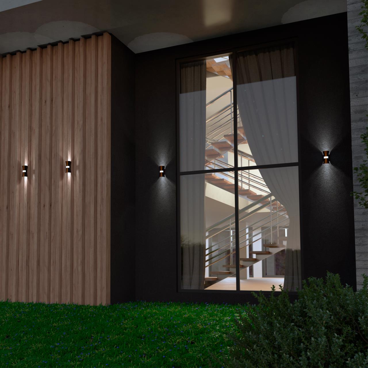 картинка Уличный настенный светодиодный светильник Novotech Street Calle 358936 от магазина pro-decor.kz