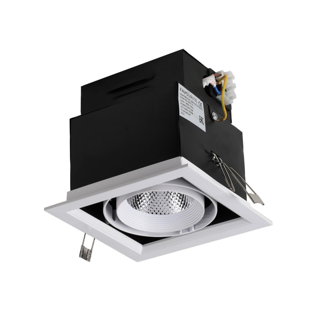 картинка Встраиваемый светодиодный светильник Favourite Flashled 1985-1C от магазина pro-decor.kz
