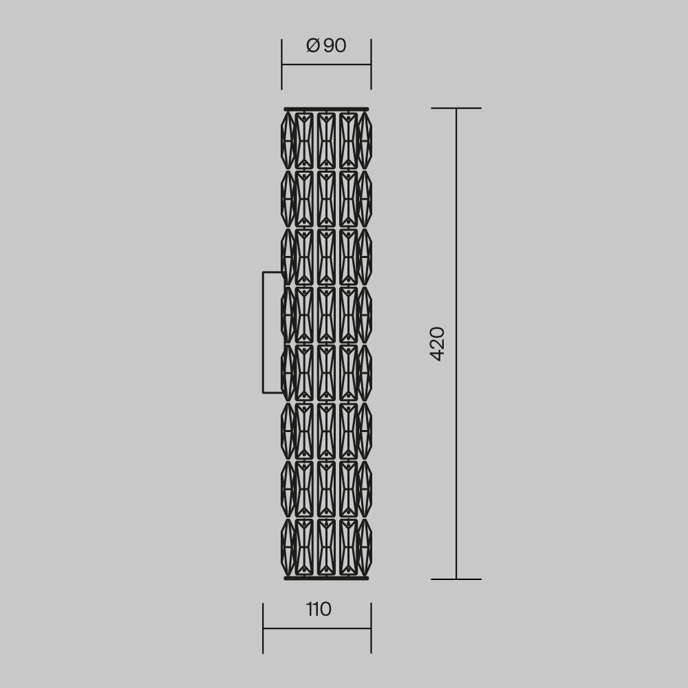 картинка Бра Maytoni Talento DIA008WL-02CH от магазина pro-decor.kz