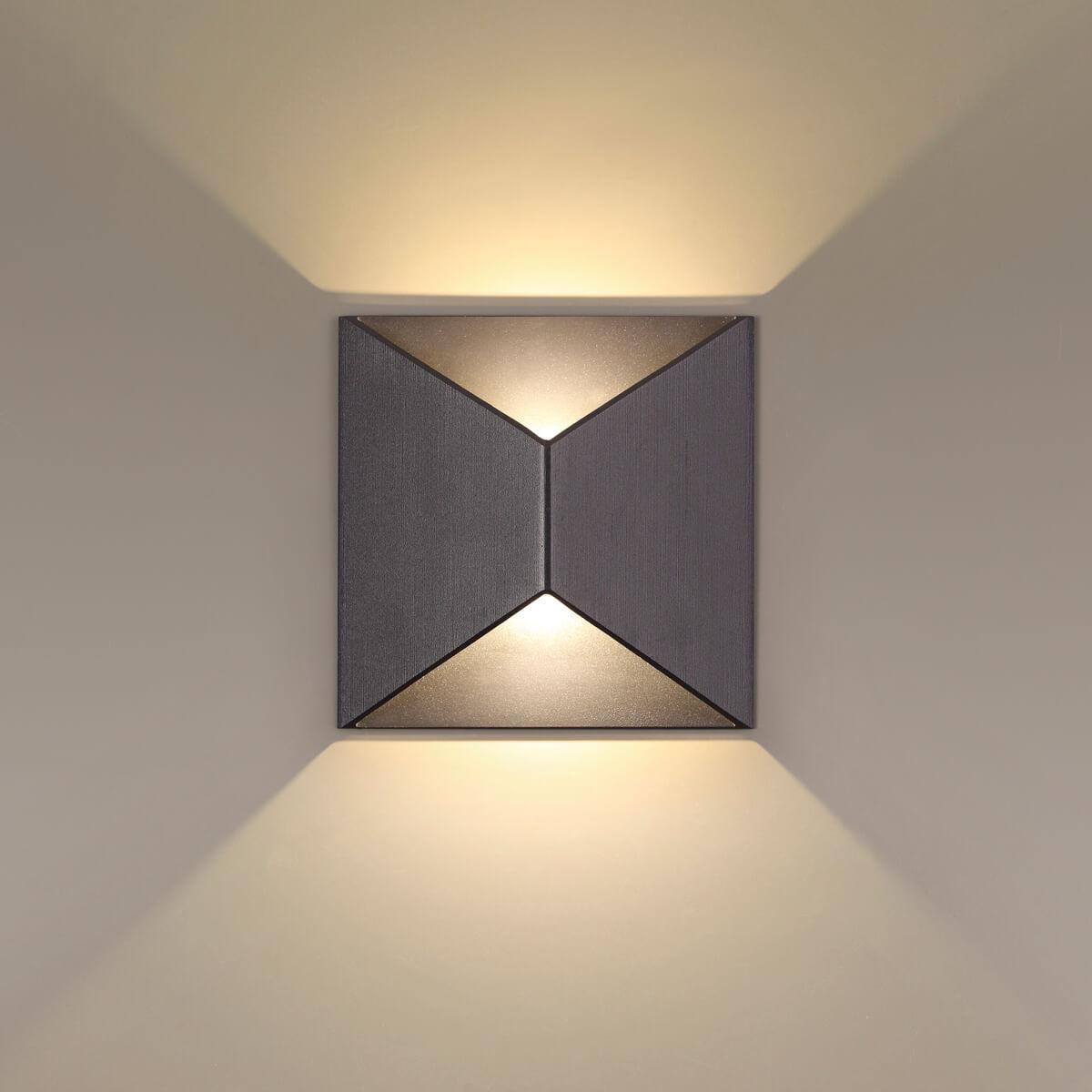 картинка Уличный настенный светодиодный светильник Odeon Light Hightech Tibro 3907/10WL от магазина pro-decor.kz