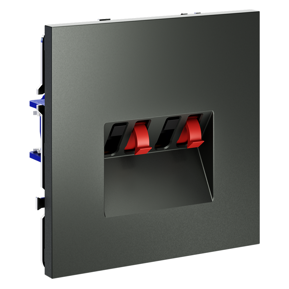 картинка Розетка акустическая встраиваемая VOLTUM S70 4-местная, (титан) VLS060306 от магазина pro-decor.kz