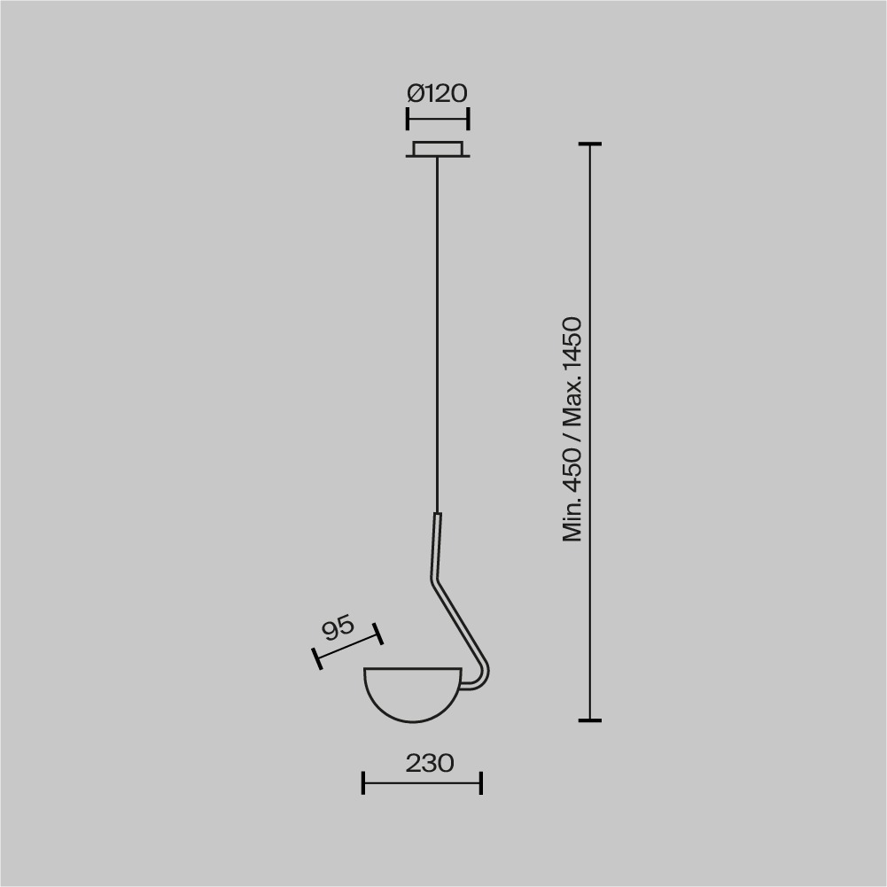картинка Подвесной светильник Technical MOD126PL-01B от магазина pro-decor.kz