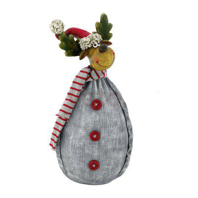 картинка 41247 Статуэтка Олень рождественский,HIRSCH H-305, пластик от магазина pro-decor.kz