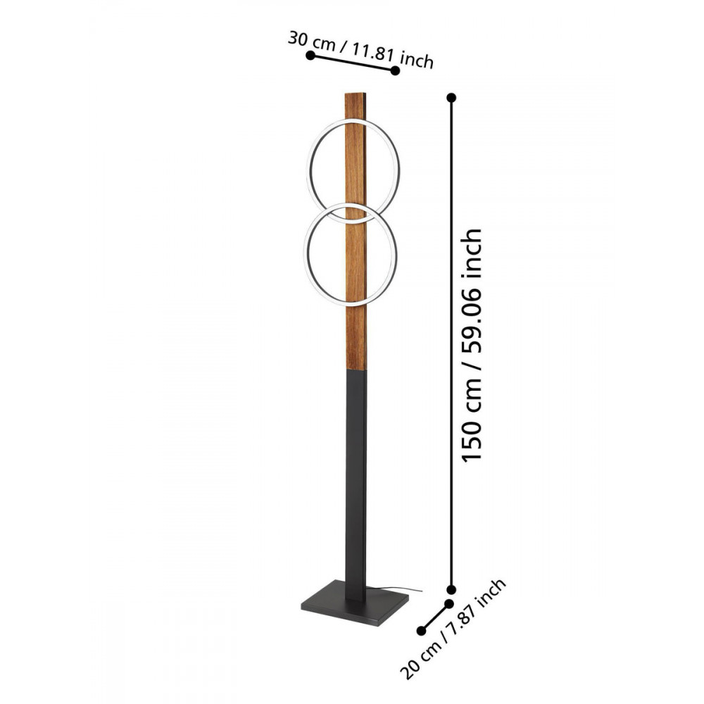 картинка 900892 Торшер с ножным выключателем BOYAL от магазина pro-decor.kz