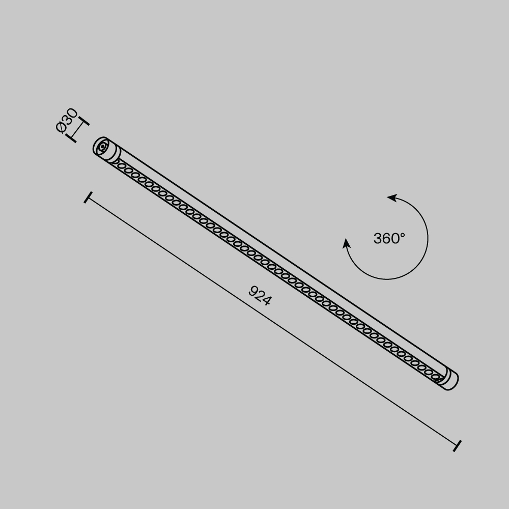 картинка Светильник Technical C149CL-L900-24W3K-B от магазина pro-decor.kz