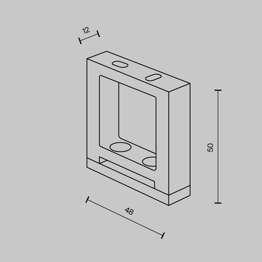 картинка Комплектующие для текстильной подвесной системы Technical TRA130BS-B-1 от магазина pro-decor.kz