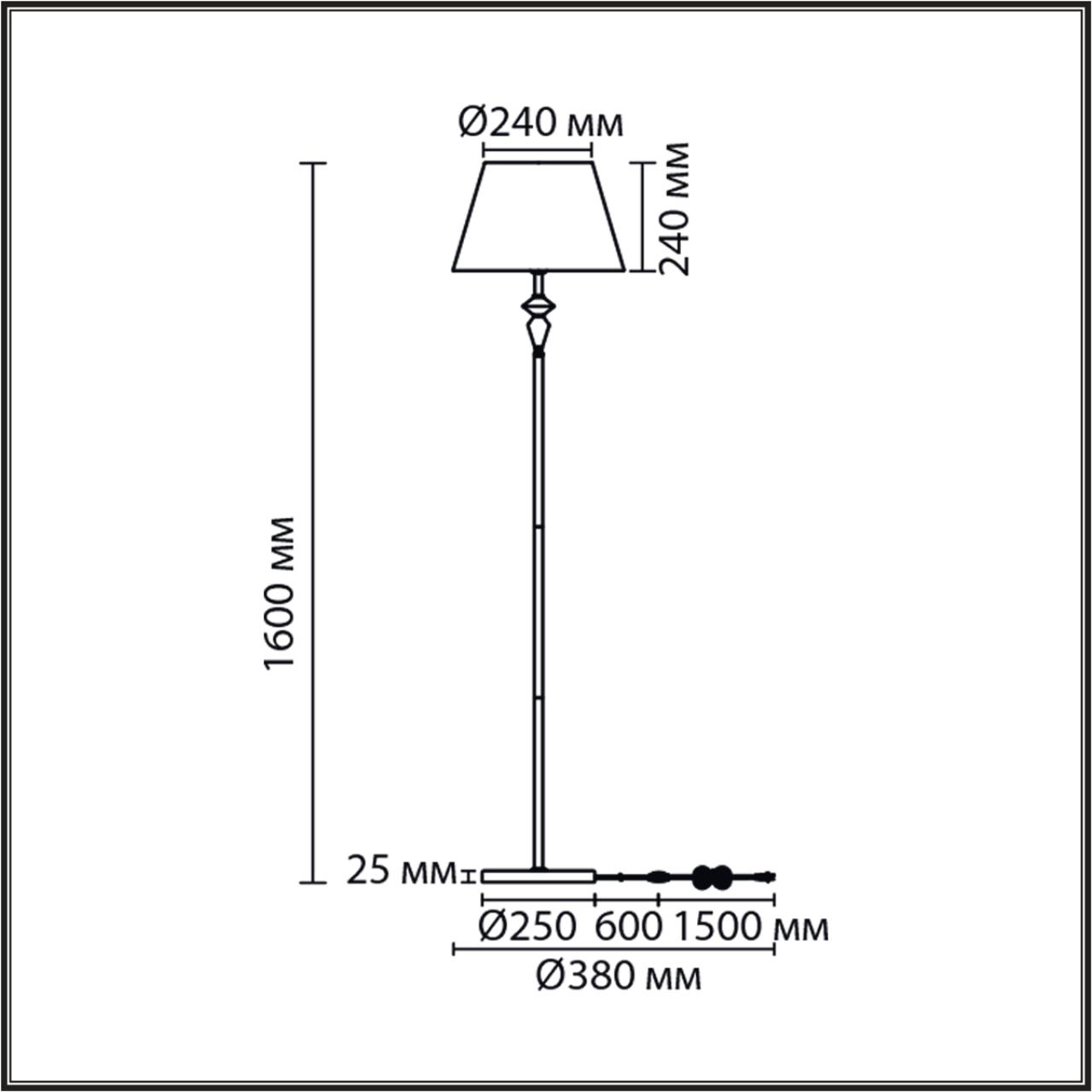 картинка 8275/1F Lumion Торшер VERMONT от магазина pro-decor.kz