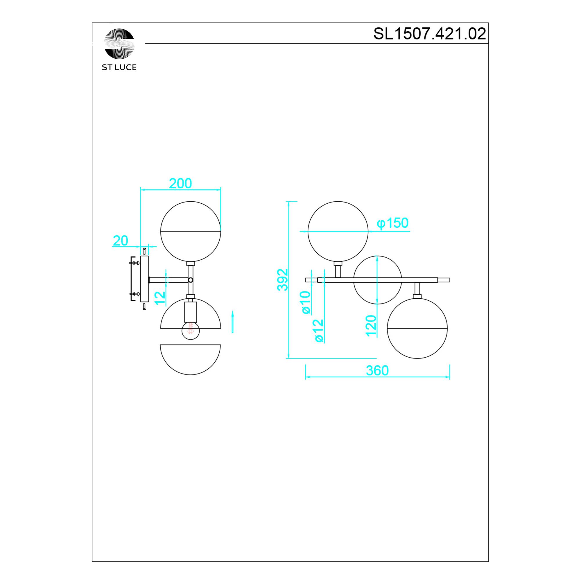 картинка Бра ST Luce Albero SL1507.421.02 от магазина pro-decor.kz
