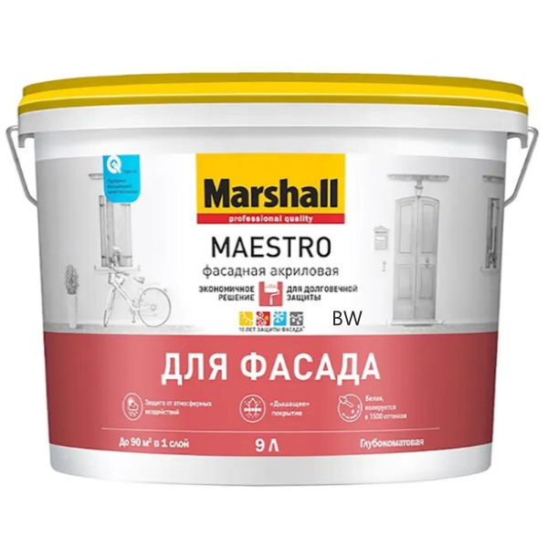 Купить MAESTRO фасадная акриловая BW 9 MAESTRO фасадная акриловая BW 9