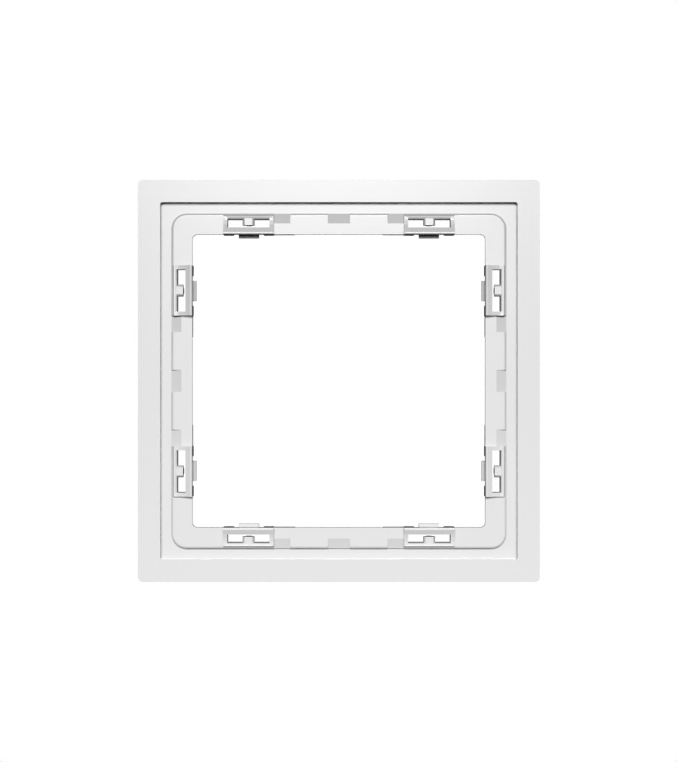 картинка Рамка пластиковая VOLTUM S70 на 1 пост, (белый матовый) VLS100102 от магазина pro-decor.kz