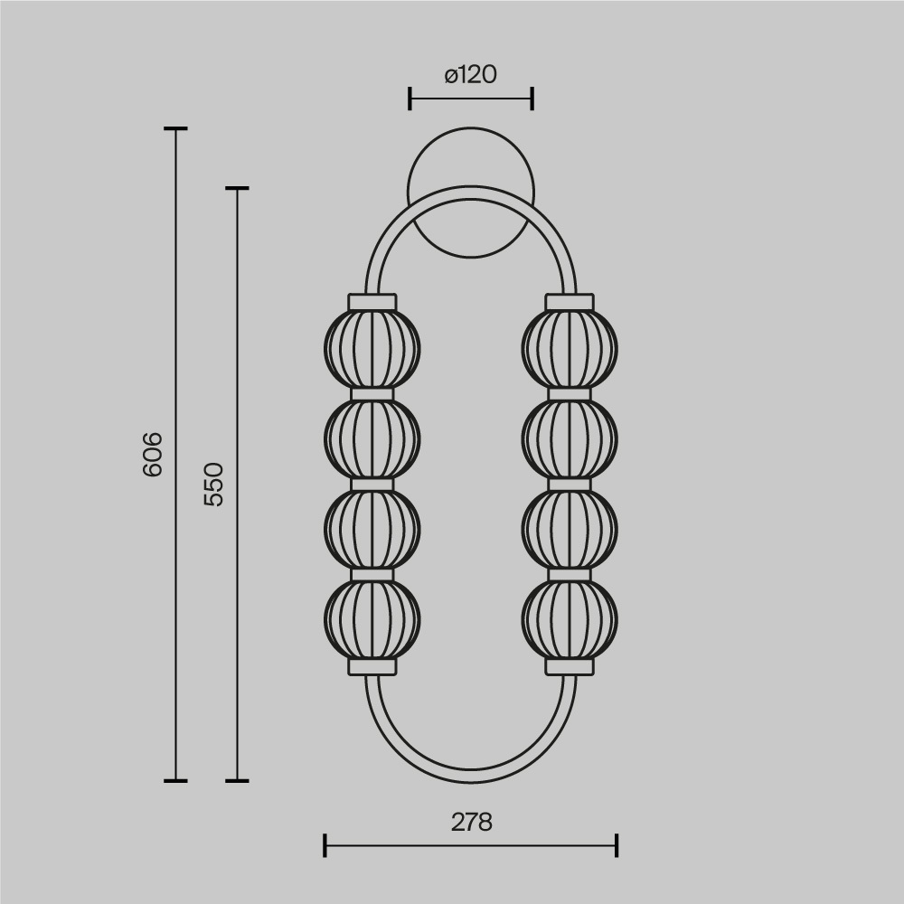 картинка Настенный светильник (бра) Maytoni MOD555WL-L11G3K от магазина pro-decor.kz