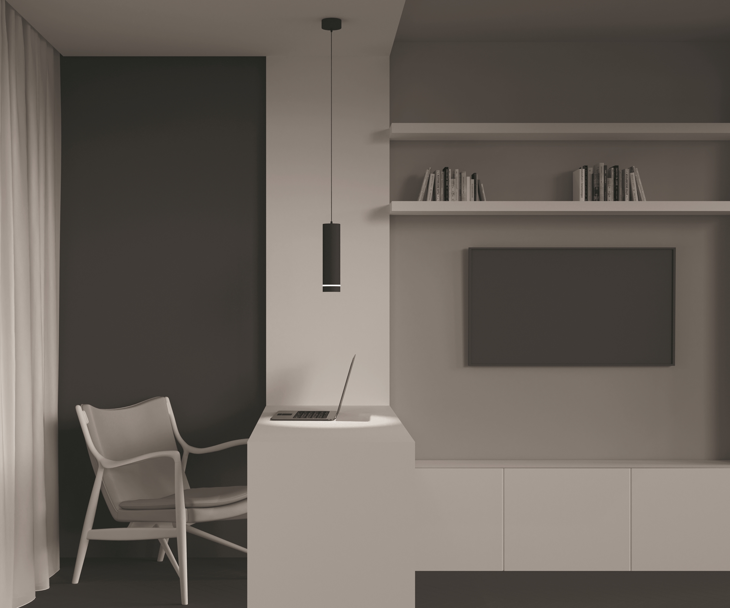 картинка Подвесной светильник Technical P085PL-12W4K-B от магазина pro-decor.kz