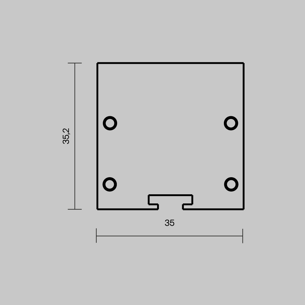 картинка Комплектующие для профиля Led Strip 642038 от магазина pro-decor.kz