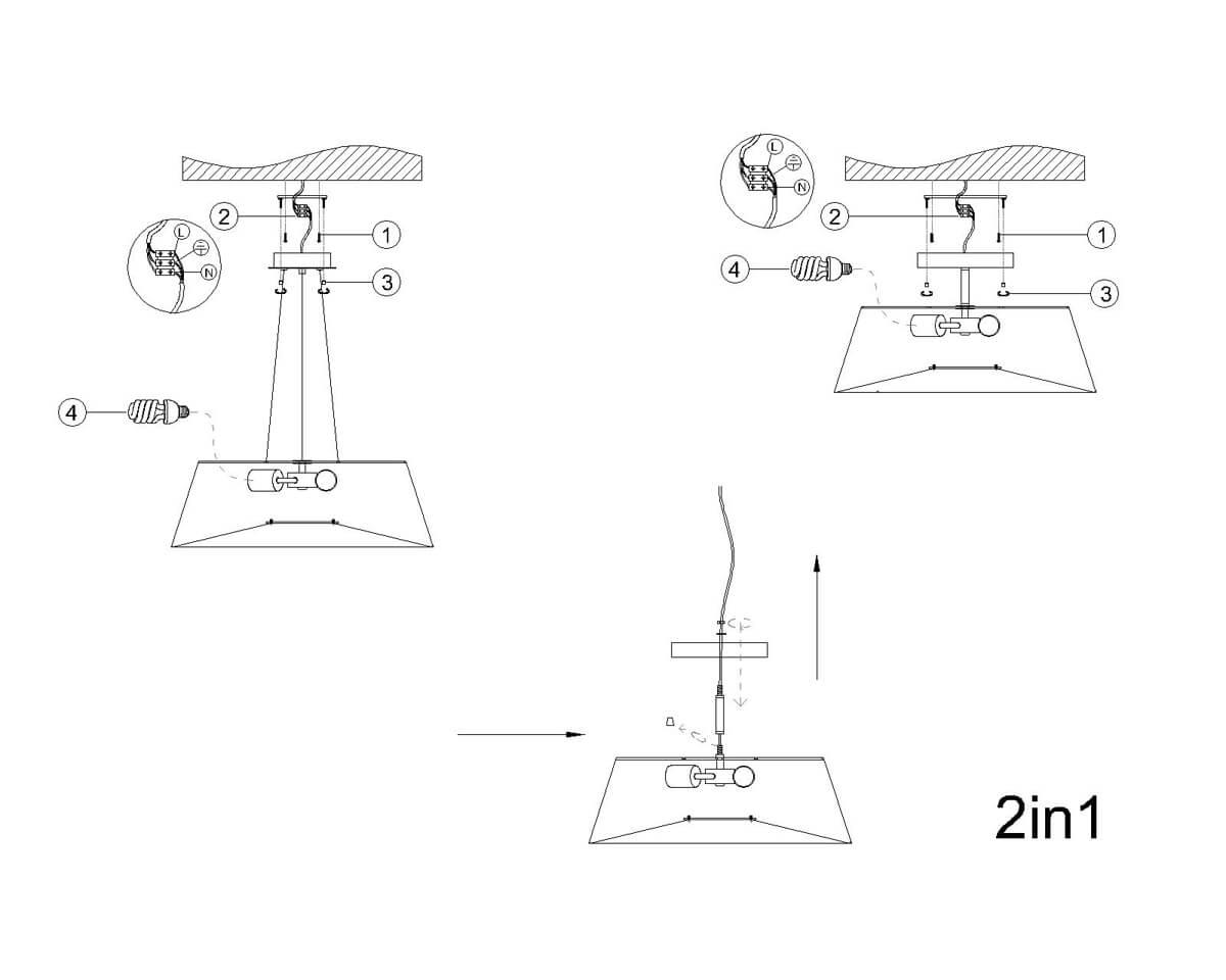 картинка Подвесной светильник Favourite Zebrano 1355-5PC от магазина pro-decor.kz