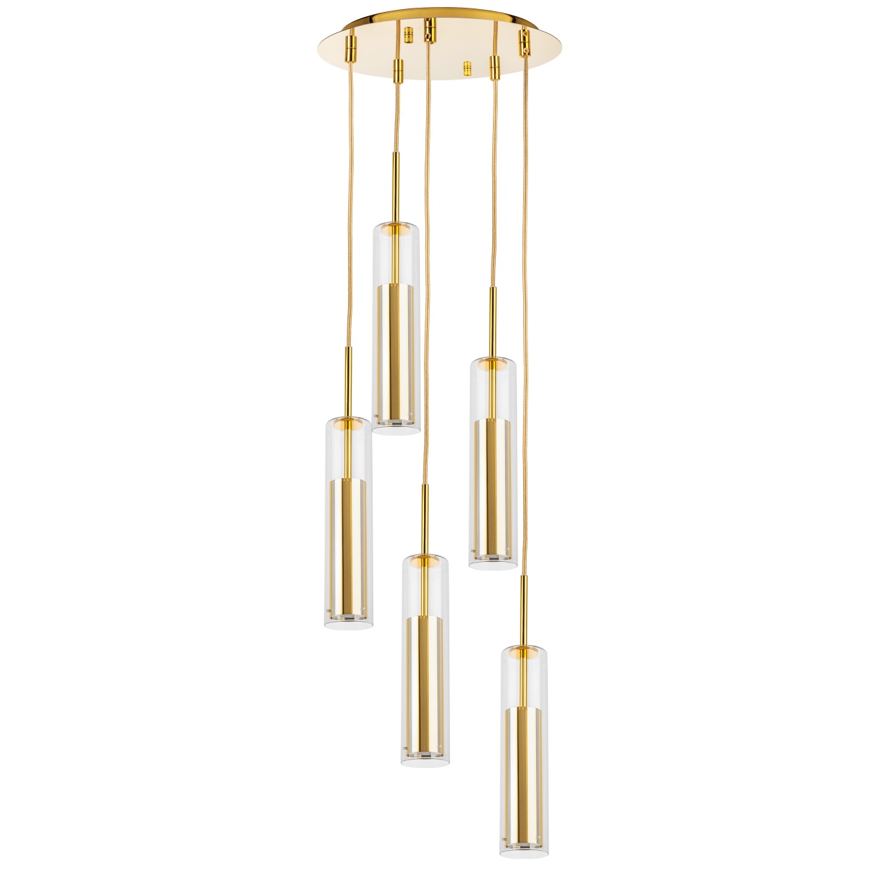 картинка 756052 Люстра CILINO 5х40W GU10 GOLD магазин pro-decor.kz являющийся официальным дистрибьютором в Казахстане картинка 756052 Люстра CILINO 5х40W GU10 GOLD от магазина pro-decor.kz