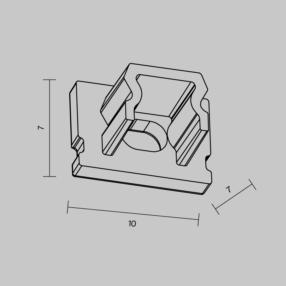 картинка Комплектующие для профиля Led Strip 642010 от магазина pro-decor.kz