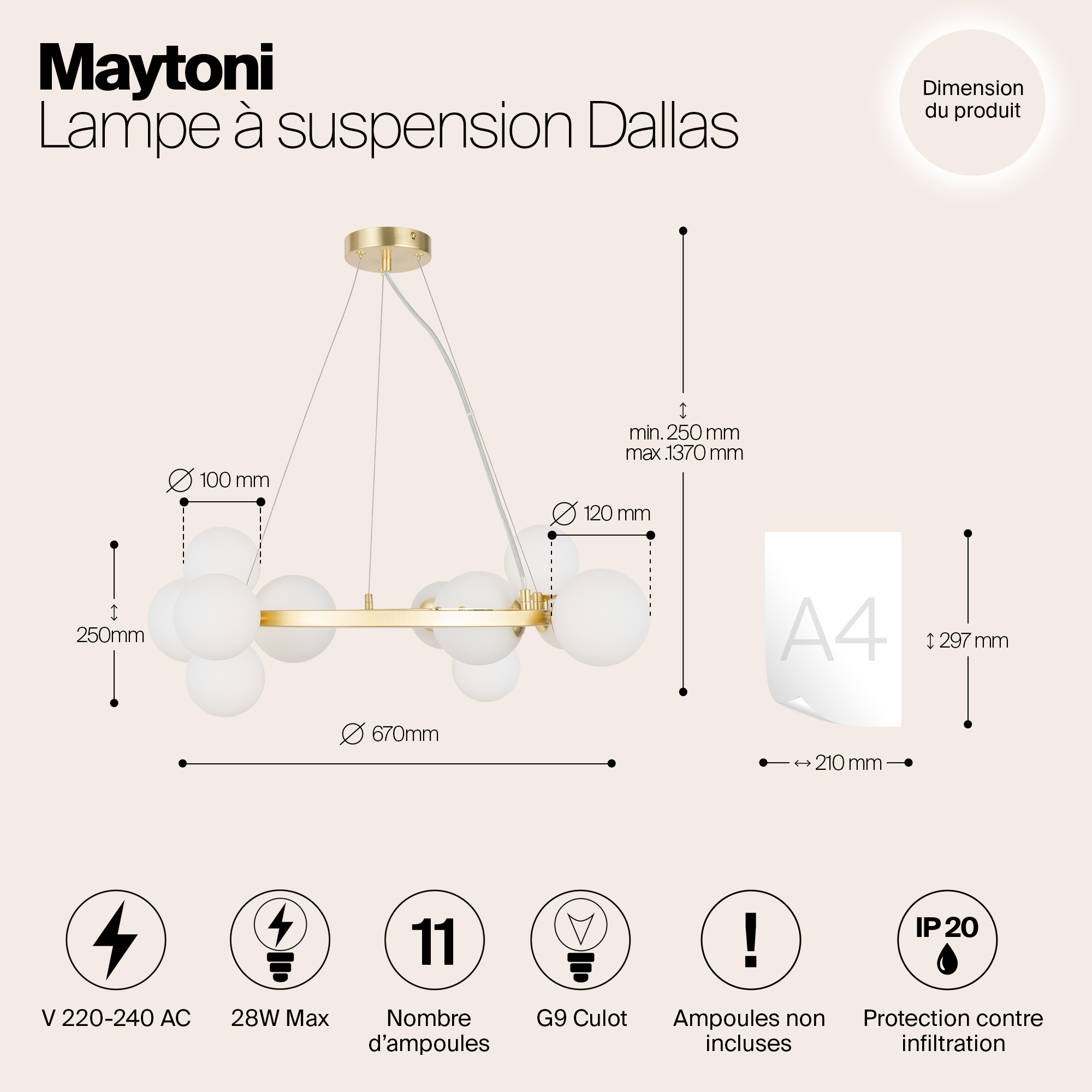 картинка Подвесной светильник Maytoni MOD545PL-11BS магазин pro-decor.kz являющийся официальным дистрибьютором в Казахстане картинка Подвесной светильник Maytoni MOD545PL-11BS от магазина pro-decor.kz