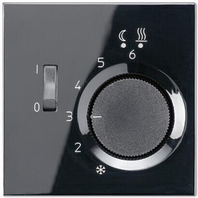 картинка Регулятор теплого пола 10(4)А Jung LS 990 черный FTRLS231SW от магазина pro-decor.kz