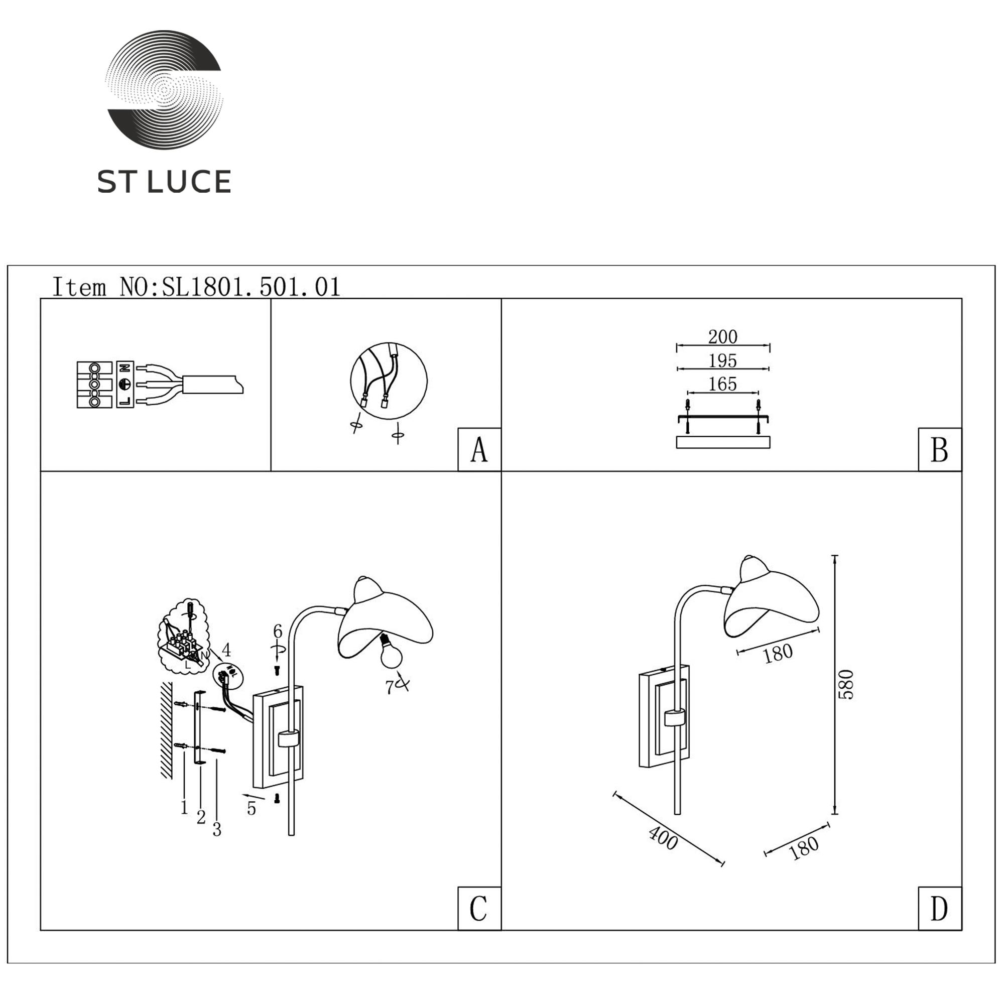 картинка Бра ST Luce Minne SL1801.501.01 от магазина pro-decor.kz