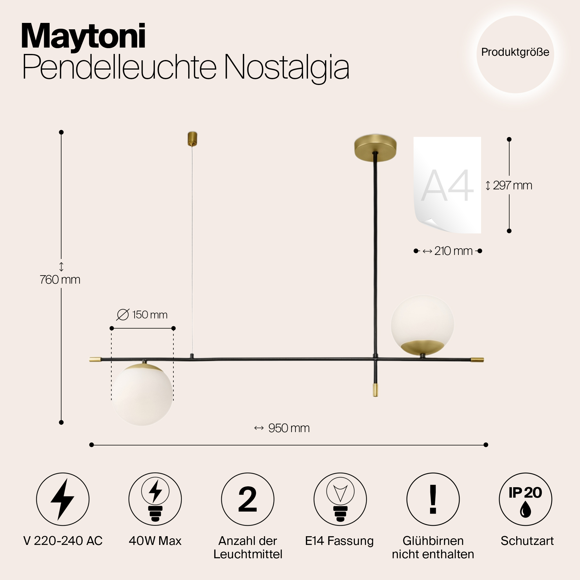 картинка Подвесной светильник Maytoni Nostalgia MOD048PL-02G магазин pro-decor.kz являющийся официальным дистрибьютором в Казахстане картинка Подвесной светильник Maytoni Nostalgia MOD048PL-02G от магазина pro-decor.kz