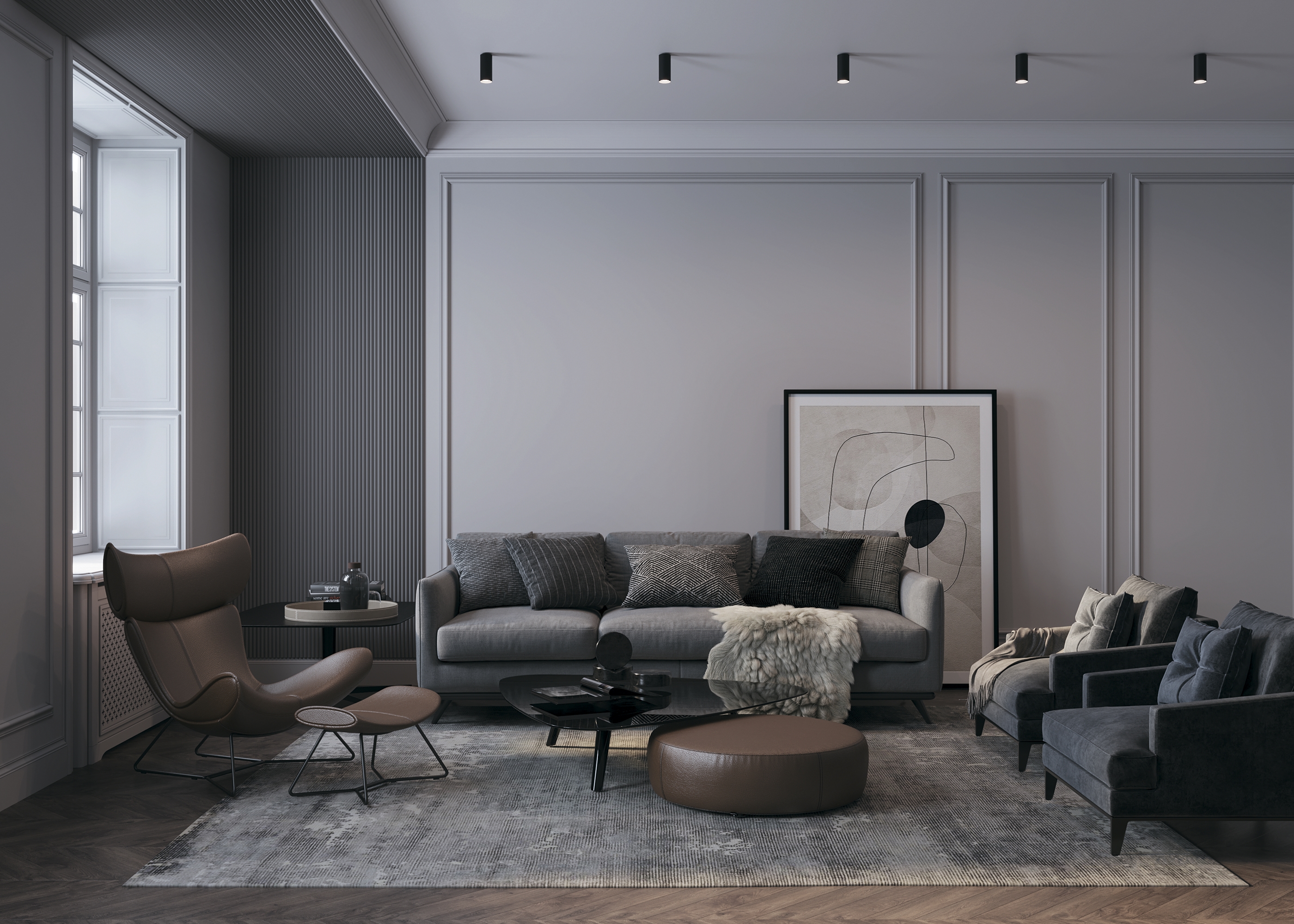 картинка Потолочный светильник Maytoni Focus S C052CL-01B от магазина pro-decor.kz