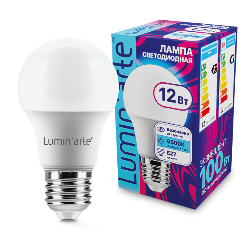 картинка Светодиодная лампа Wolta LSTD-A60-12W6KE27 магазин pro-decor.kz являющийся официальным дистрибьютором в Казахстане картинка Светодиодная лампа Wolta LSTD-A60-12W6KE27 от магазина pro-decor.kz