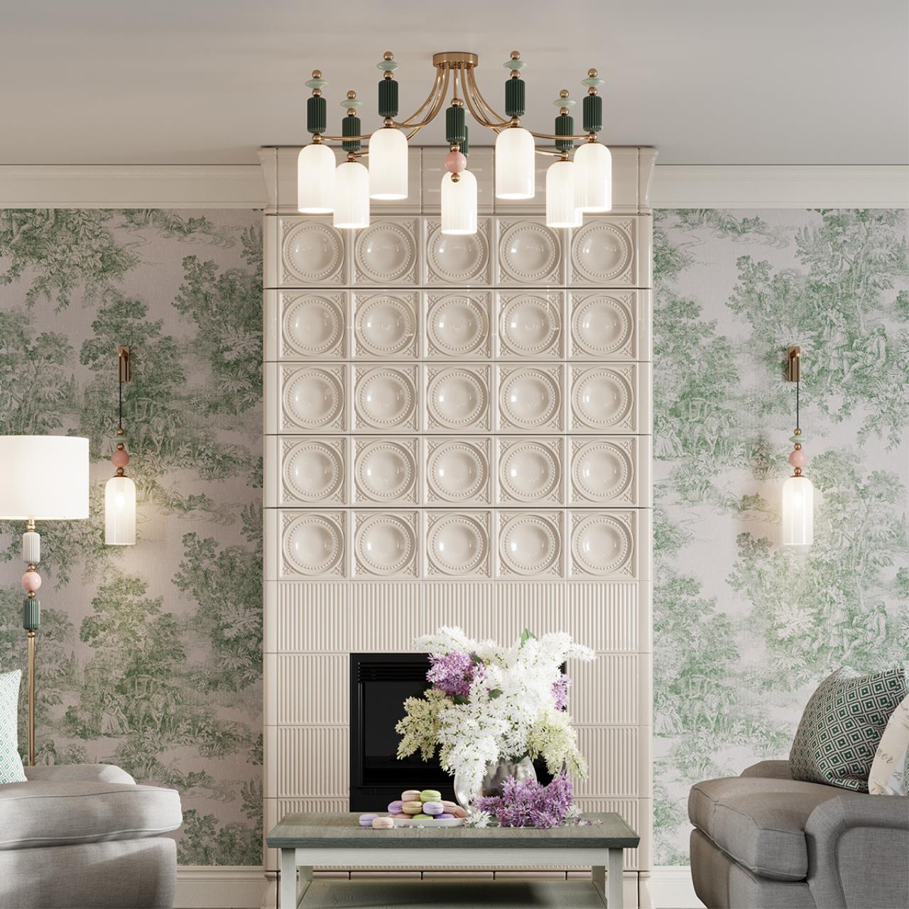 картинка Потолочная люстра Odeon Light Classic Candy 4861/7C магазин pro-decor.kz являющийся официальным дистрибьютором в Казахстане картинка Потолочная люстра Odeon Light Classic Candy 4861/7C от магазина pro-decor.kz