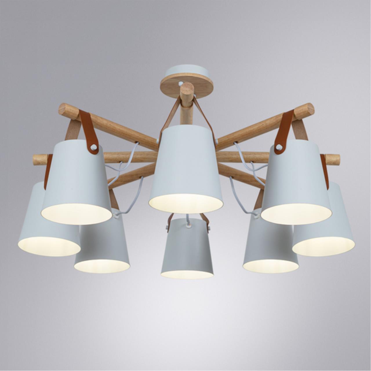 картинка Потолочный светильник Arte Lamp THOMAS A7032PL-8WH магазин pro-decor.kz являющийся официальным дистрибьютором в Казахстане картинка Потолочный светильник Arte Lamp THOMAS A7032PL-8WH от магазина pro-decor.kz