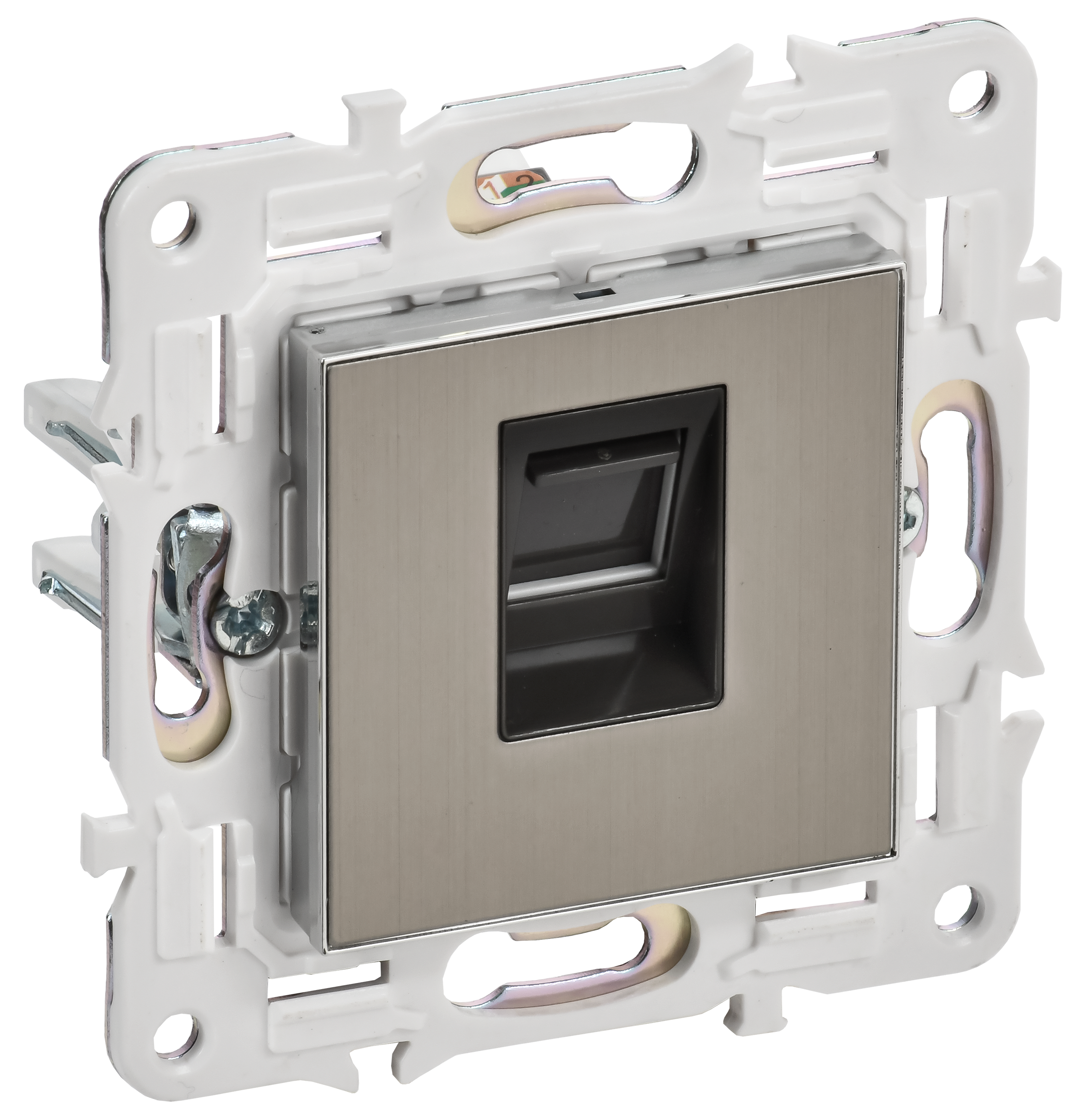 картинка SKANDY Роз. комп. RJ45 кат.5E SK-K01N никель IEK от магазина pro-decor.kz