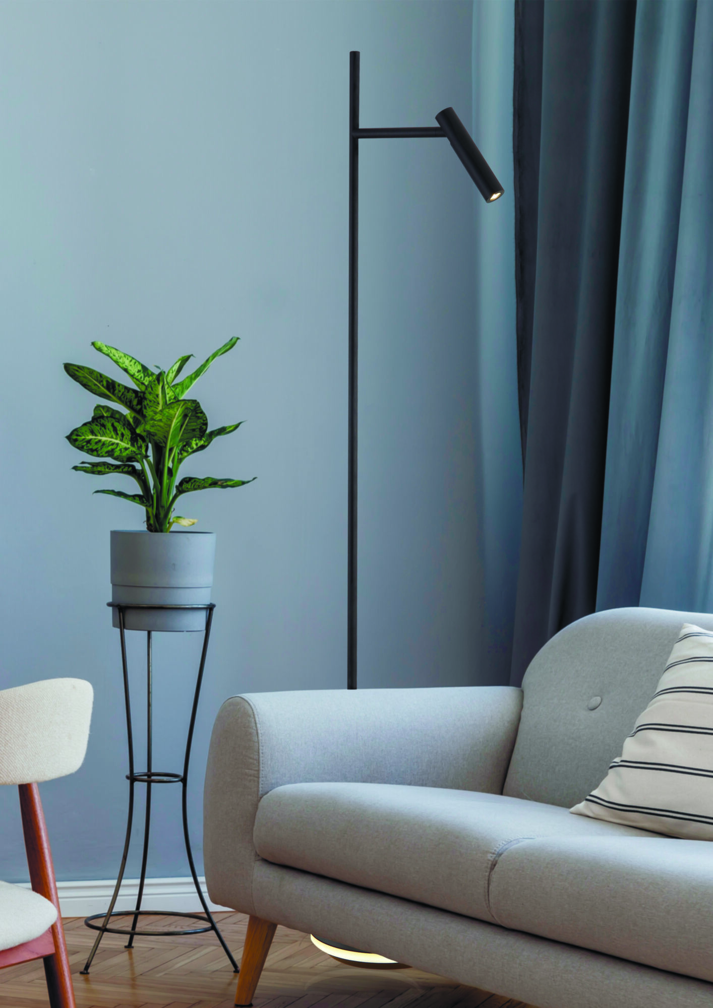 картинка Торшер Maytoni Estudo Z010FL-L8B3K от магазина pro-decor.kz